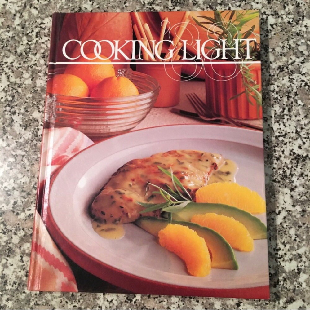1988 Cooking Light Southern Living cookbook Oxmoor House hardcover food menu 88